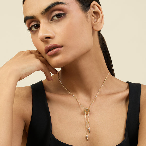 Isharya Tenniscore Y Necklace Necklaces