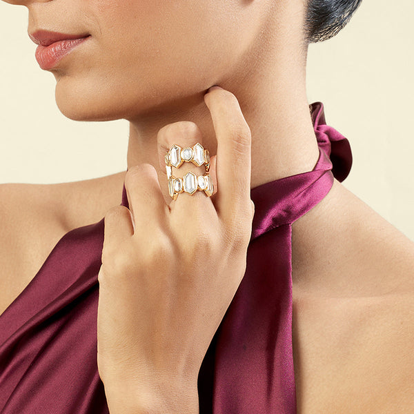 isharya Tesouro Statement Ring Ring