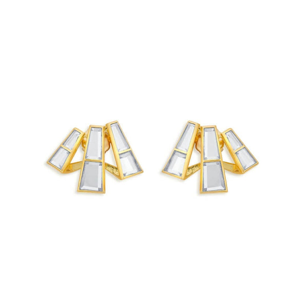 isharya Three Pillars Stud Earrings Earrings