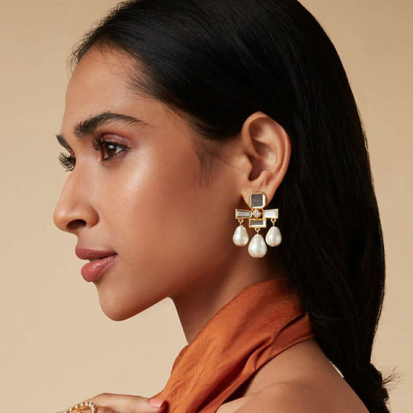 isharya Trio Drop Earrings Earrings