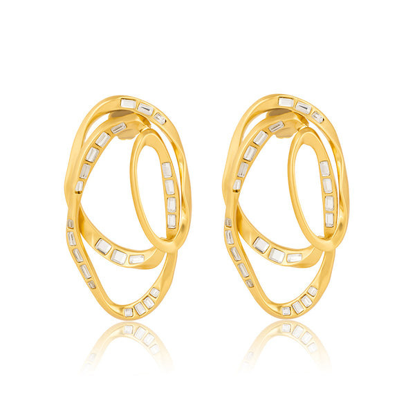 Isharya Triple The Joy Earrings Earrings