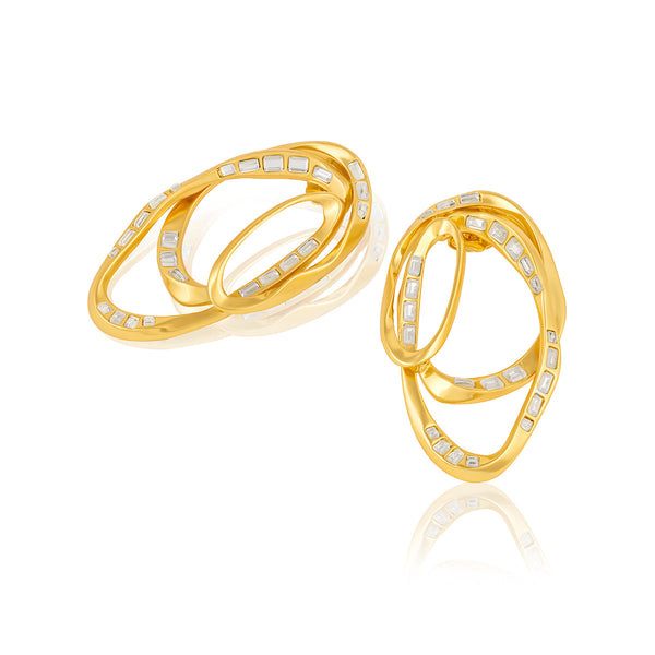 Isharya Triple The Joy Earrings Earrings