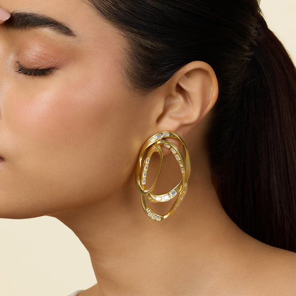 isharya Triple The Joy Earrings Earrings