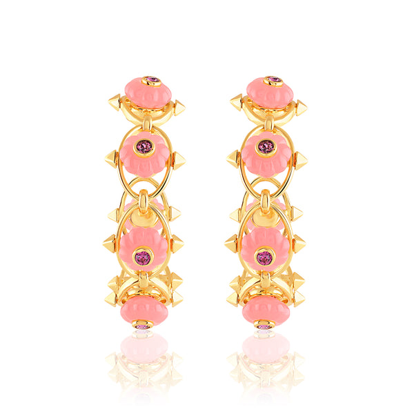 Isharya Twilight Bloom Hoop Earrings Earrings