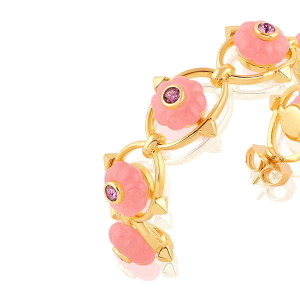 Isharya Twilight Bloom Hoop Earrings Earrings