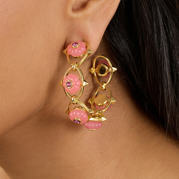 isharya Twilight Bloom Hoop Earrings Earrings