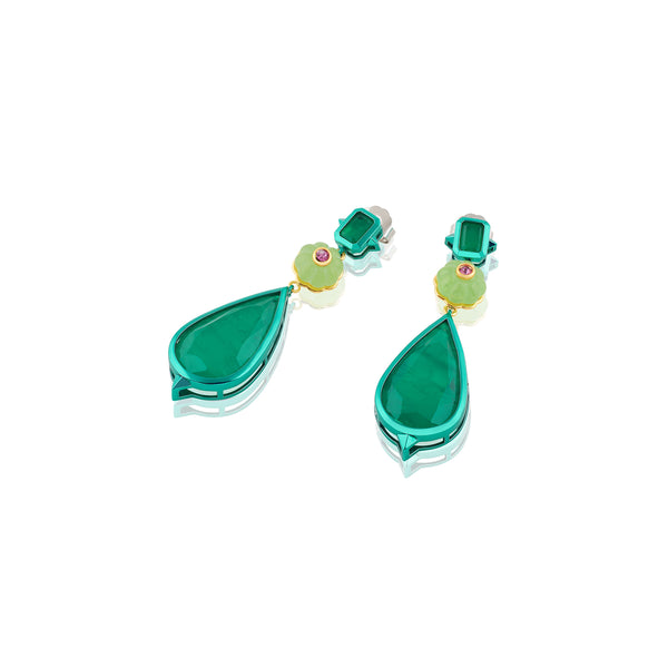 Isharya Verdant Whimsy Dangler Earrings Earrings