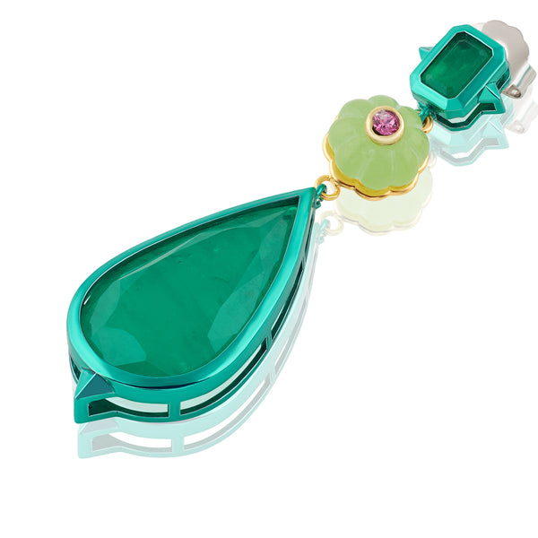 Isharya Verdant Whimsy Dangler Earrings Earrings