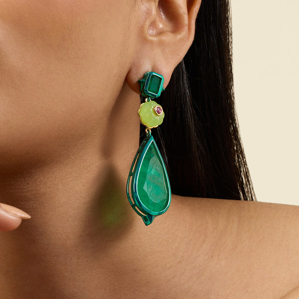 isharya Verdant Whimsy Dangler Earrings Earrings