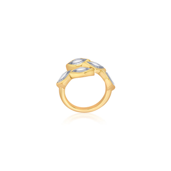 Isharya Very Varq Mirror Ring Rings Gold