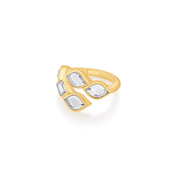 isharya Very Varq Mirror Ring Rings Gold