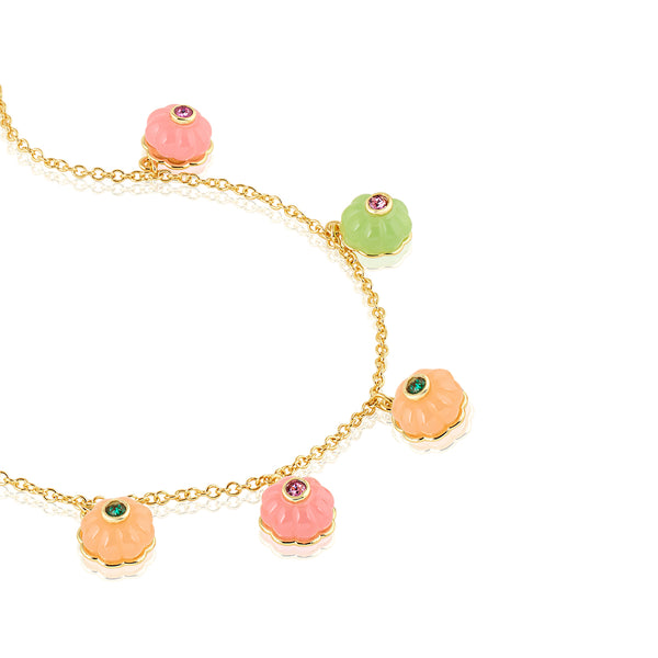 Isharya Whimsical Garden Charm Necklace Necklaces