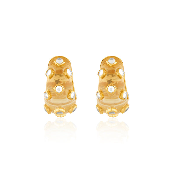 Isharya Zoori Huggie Hoops Earrings