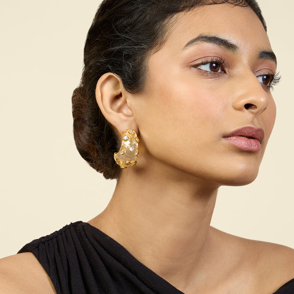 Isharya Zoori Huggie Hoops Earrings