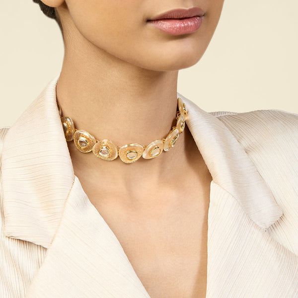 isharya Zumar Tennis Choker Necklaces