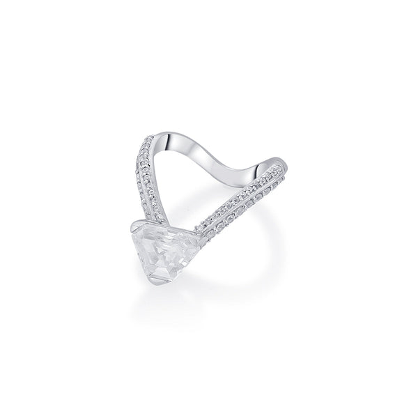 Isharya Louvre 925 Silver Classic Ring Rings $100.00