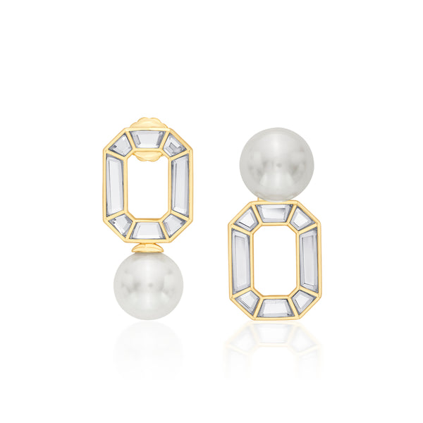 isharya Lumen Perla Mismatched Earrings Earrings Gold