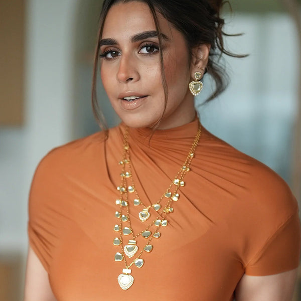 isharya Maharani Layered Statement Necklace Necklaces
