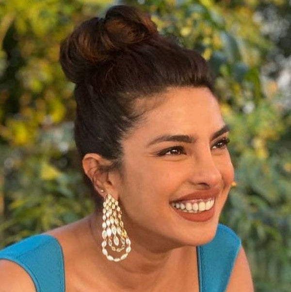 Isharya Marquise Mirror Chandelier Earrings Earrings