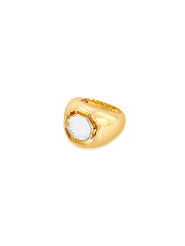 Isharya Mirrors On The Move 2.0 Hexagonal Solo Ring Rings 6