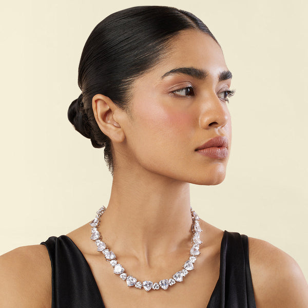 Isharya Radiant Resurgence Tennis Collar Necklace Necklaces