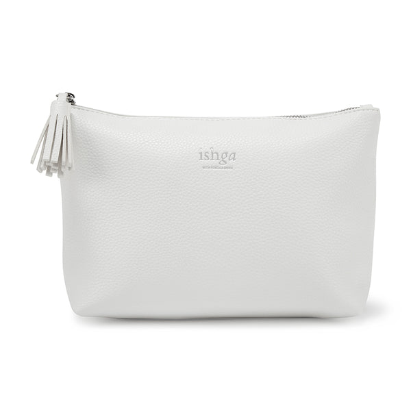 ishga ishga 100% Vegan Leather Tassel Washbag