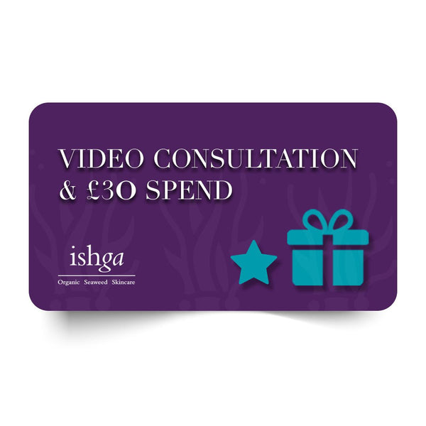 ishga Video consultation with an ishga skincare expert and £30 online spend