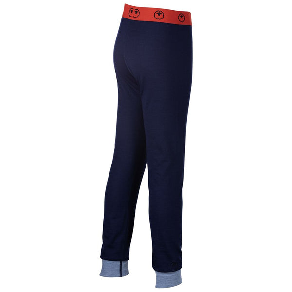 Isobaa Junior Merino Blend 200 Leggings (Navy/Sky)