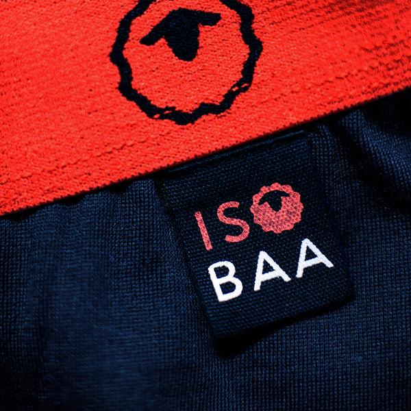 Isobaa Kids Merino Blend 200 Leggings (Navy/Sky)