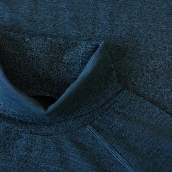 Isobaa Mens 160 Merino Active Roll Neck (Petrol)