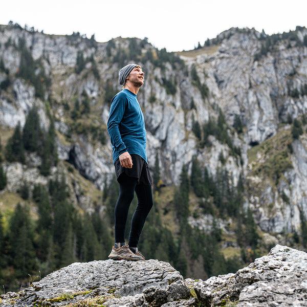 Isobaa Mens 260 Merino Active Tights (Navy)