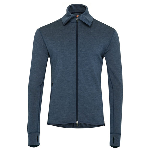 isobaa Mens 320 Merino Full Zip (Denim/Navy)