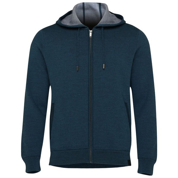 isobaa Mens LUX Hoodie (Petrol/Sky)