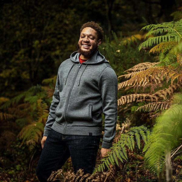 Isobaa Mens LUX Hoodie (Smoke/Charcoal)