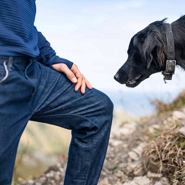 Isobaa Mens LUX Merino Blend Jeans (Dark Indigo)