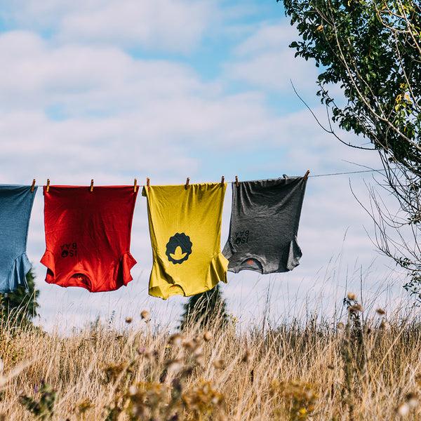 isobaa Mens Merino 150 Emblem Tee (Lime)