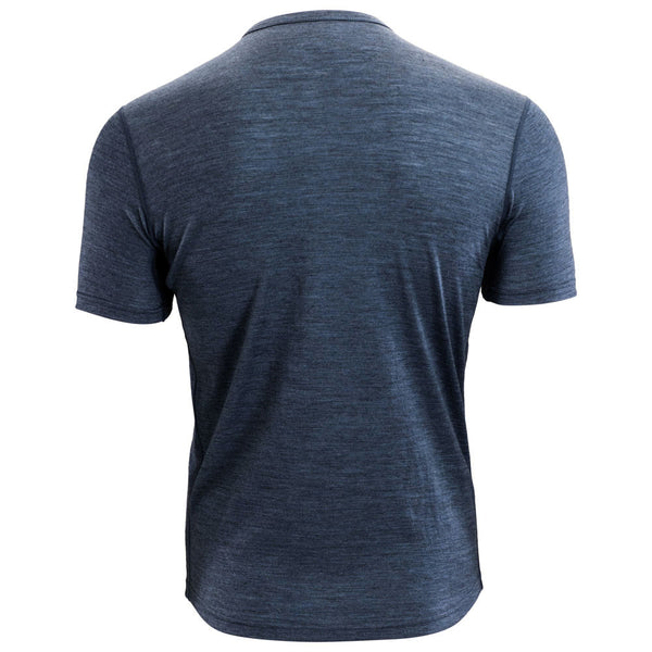 Isobaa Mens Merino 150 Short Sleeve Crew (Denim)