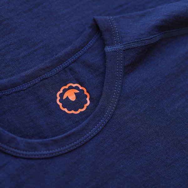 Isobaa Mens Merino 150 Short Sleeve Crew (Navy)