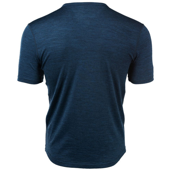 Isobaa Mens Merino 150 Short Sleeve Crew (Petrol)