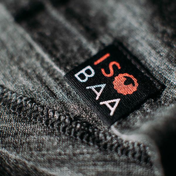 Isobaa Mens Merino 150 Short Sleeve Crew (Smoke)