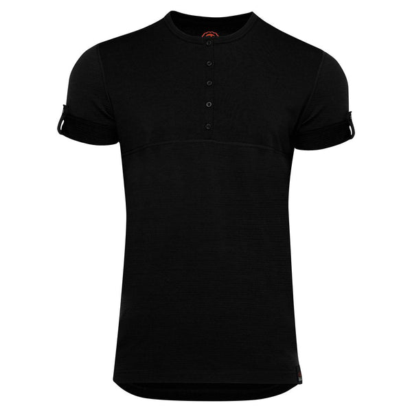 isobaa Mens Merino 180 SS Hiking Top (Black)