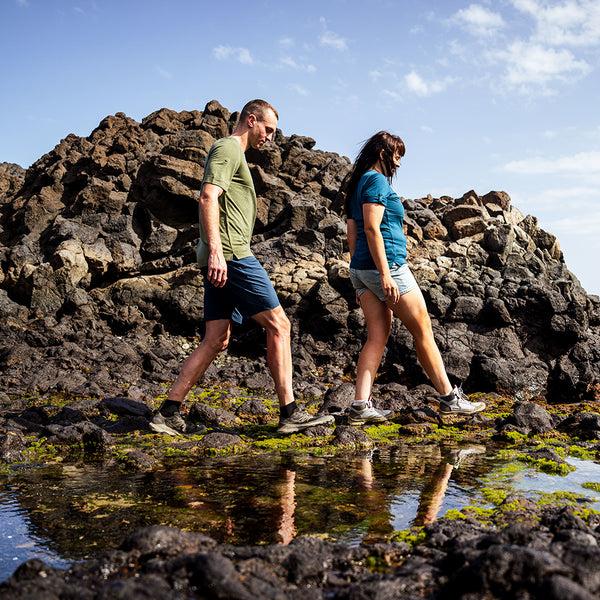 Isobaa Mens Merino 180 SS Hiking Top (Olive)