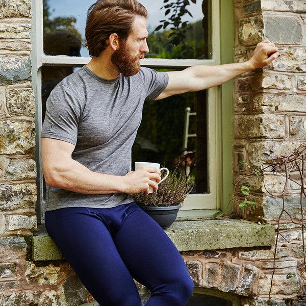 isobaa Mens Merino 200 Tights (Navy)