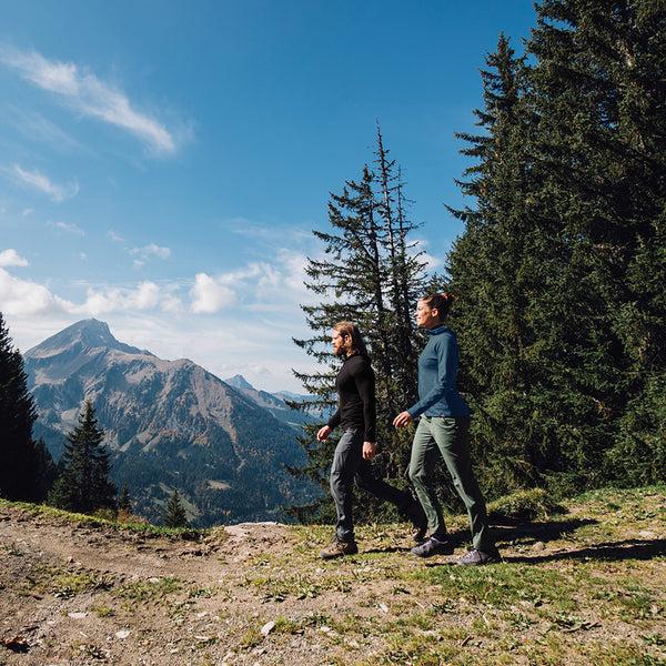 isobaa Mens Merino 200 Zip Neck Hoodie (Black)