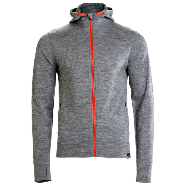 isobaa Mens Merino 260 Casual Hoodie (Charcoal)