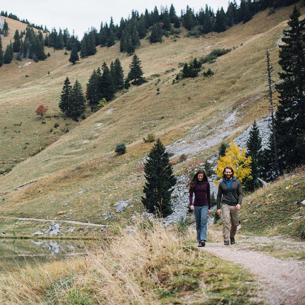 Isobaa Mens Merino 260 Casual Hoodie (Smoke)