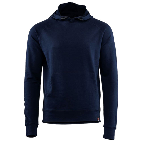 isobaa Mens Merino 260 Lounge Hoodie (Navy/Smoke)