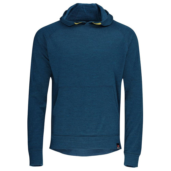 isobaa Mens Merino 260 Lounge Hoodie (Petrol/Lime)