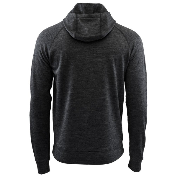 Isobaa Mens Merino 260 Lounge Hoodie (Smoke/Black)