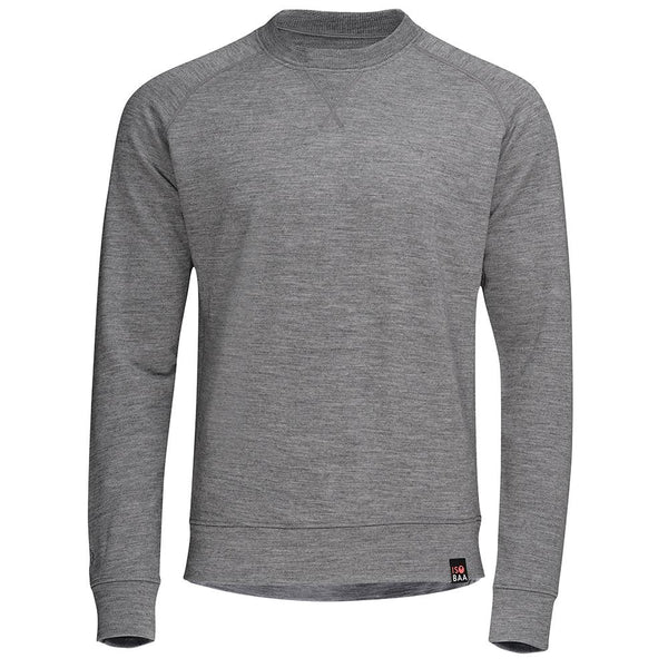 isobaa Mens Merino 260 Lounge Sweatshirt (Charcoal)